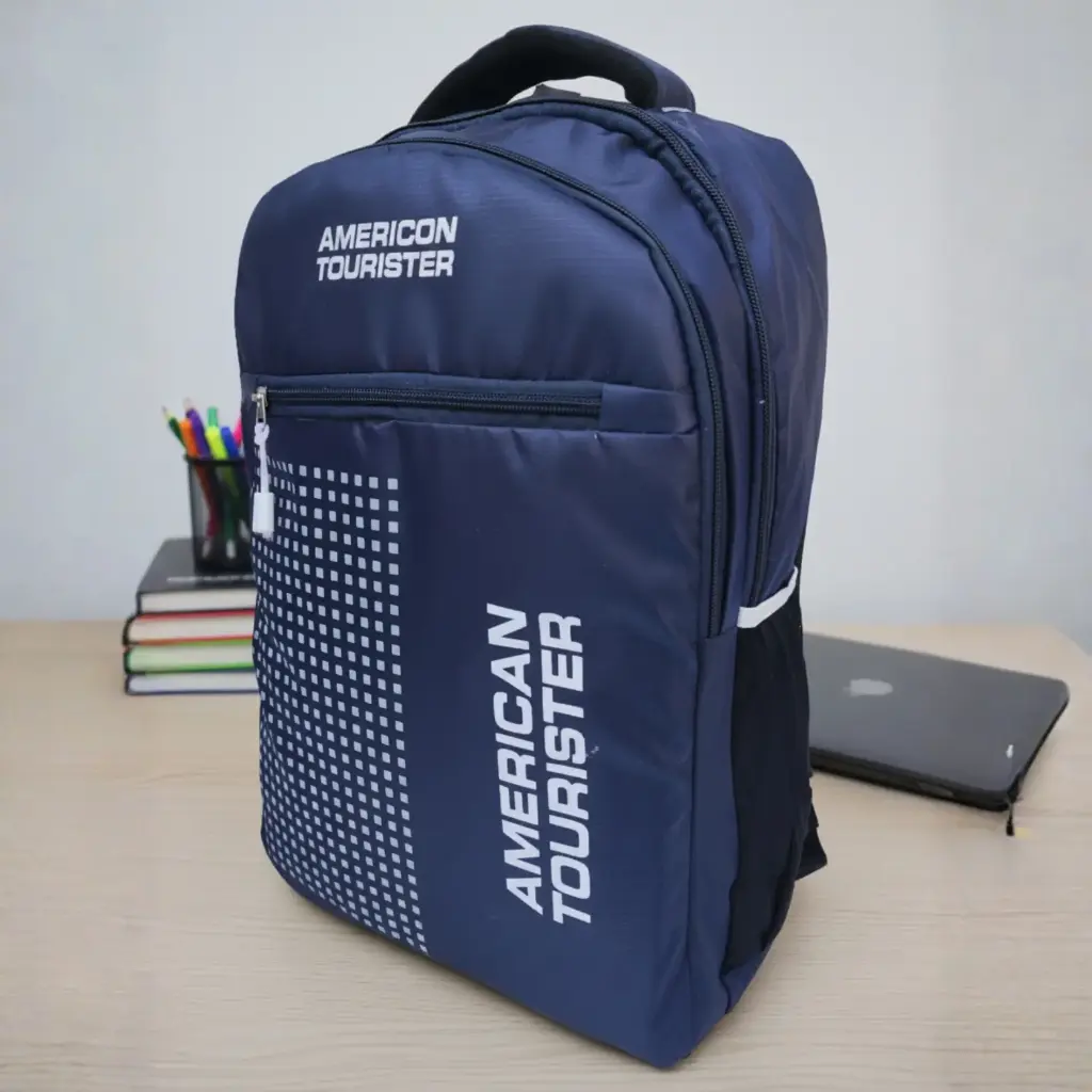 American Tourister Geo-Pro School Backpack (Blue)