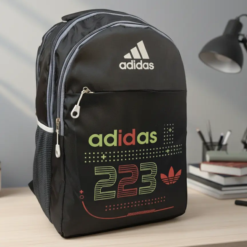 Adidas Black Graphic Backpack	