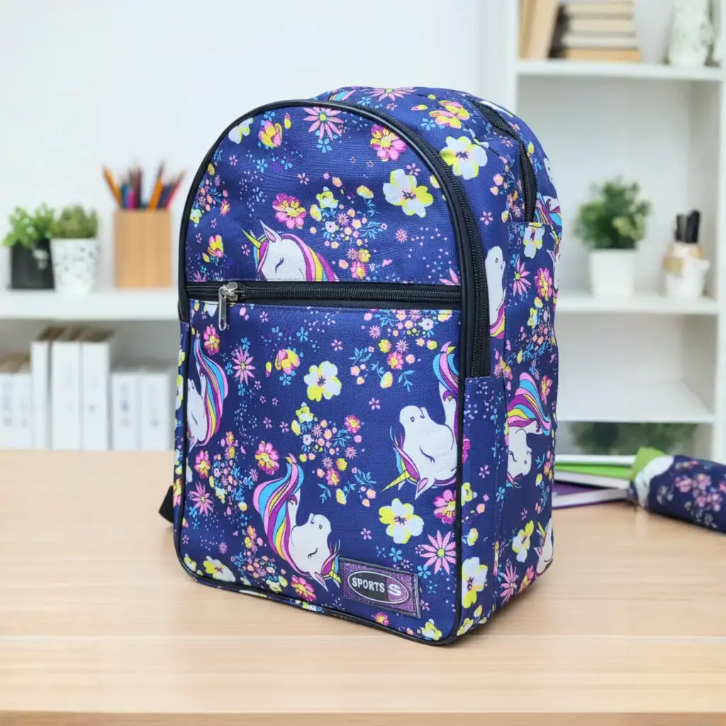 Vibrant Kids' School Backpack