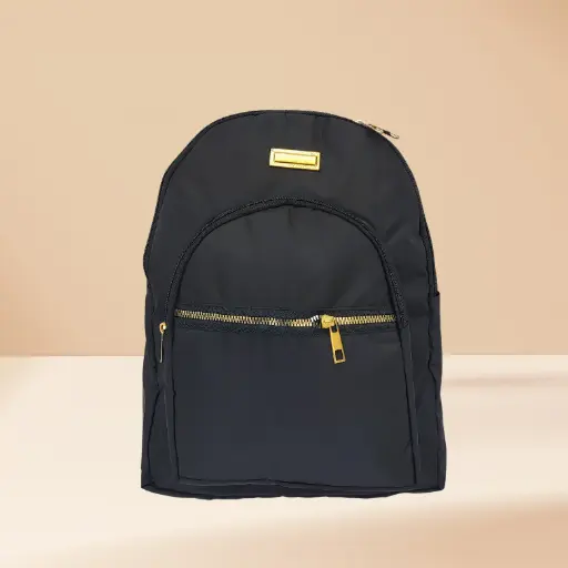 Sleek Black, Little Backpack 