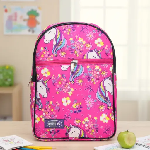 Compact & Colorful Kids' Backpack